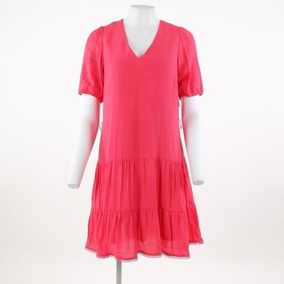 Inc International Concepts Tiered V-Neck A-Line Dress - Picture 1 of 5